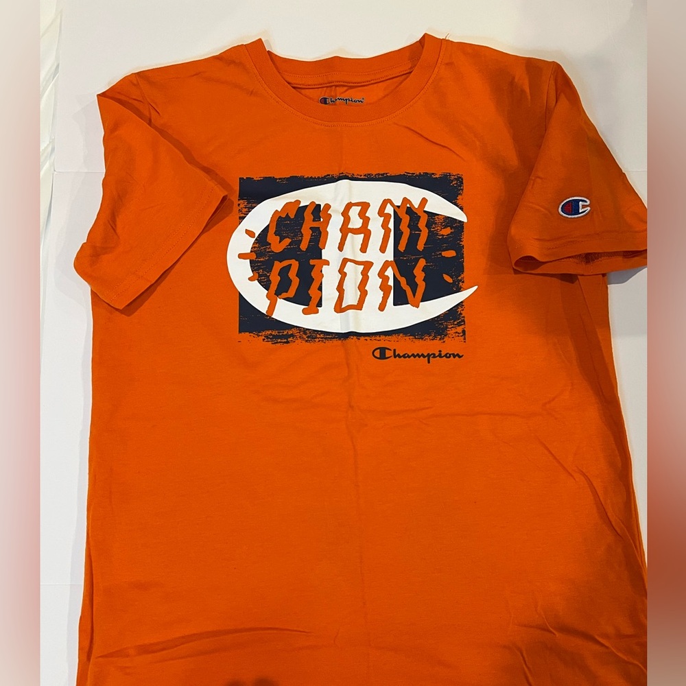 Champion Boys Bold Orange Tee NWOT